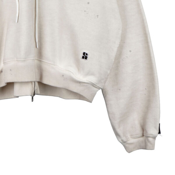 STAND ALONE Back Openable Hoodie - Beige