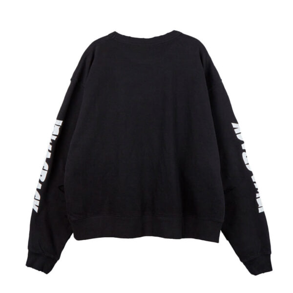 STAND ALONE Distressed Sweatshirt - Black