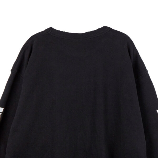 STAND ALONE Distressed Sweatshirt - Black