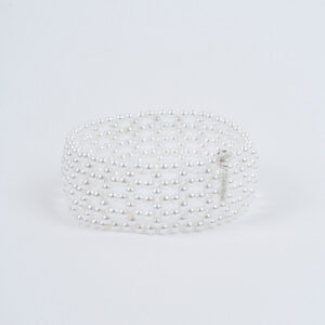 STAND ALONE Faux Pearl Bracelet Set - White