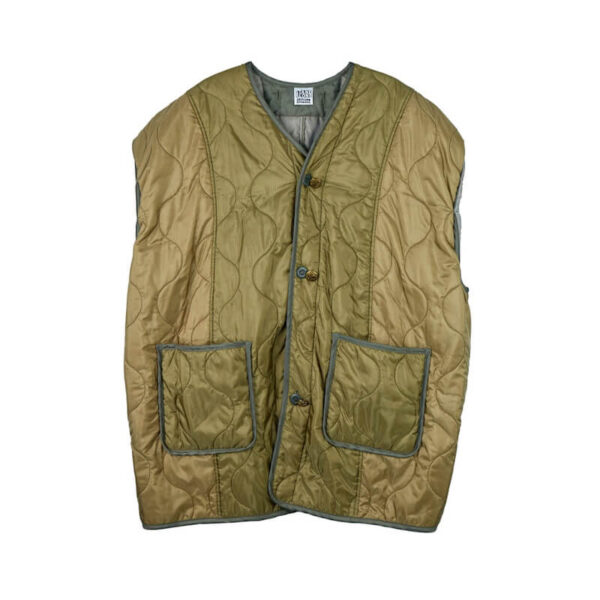 Military Quilted Vest - Khaki