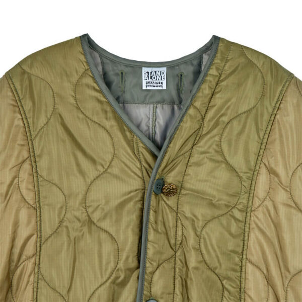 Military Quilted Vest - Khaki