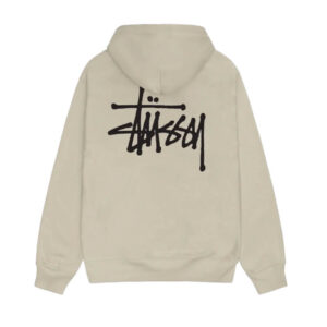 STUSSY Basic Stussy Hood Khaki2