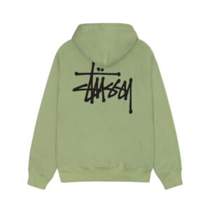 STUSSY Basic Stussy Zip Hood Moss 2