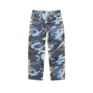 STUSSY Big OL' Jean Spray Dye Canvas - Blue Camo
