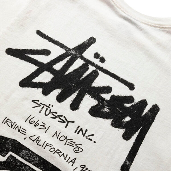 STUSSY Old Phone Pig Dyed Tee - Natural