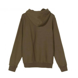STUSSY Stock Logo Hood - Olive