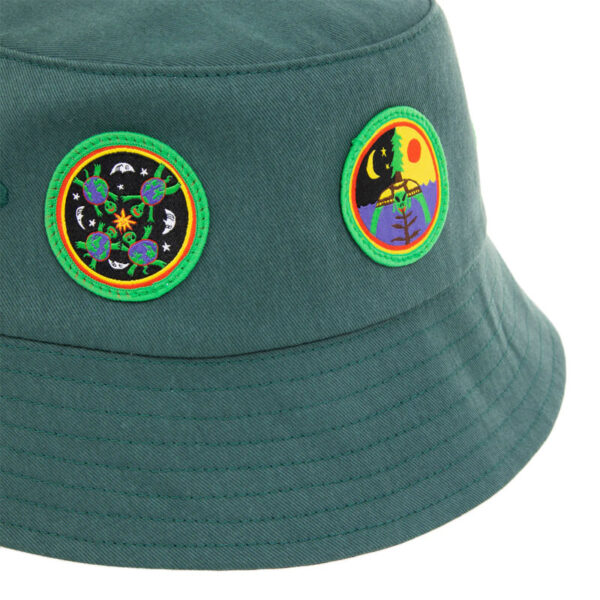 T.I.M.E. Time Patches Bucket Hat - Dark Green