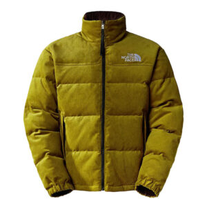 THE NORTH FACE 92 Reversible Nuptse Jacket - Sulphur Moss / Coal Brown