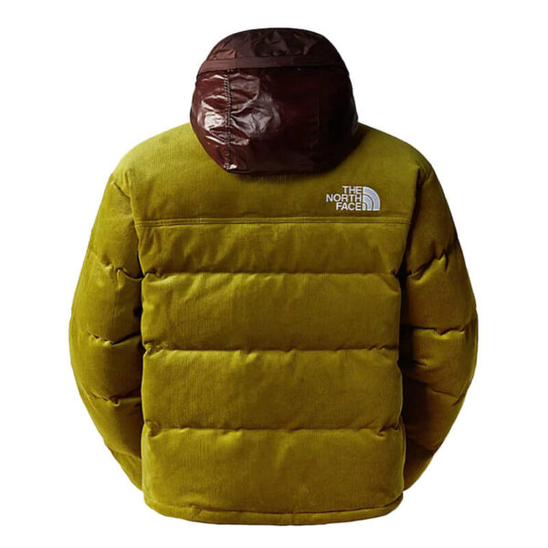 THE NORTH FACE 92 Reversible Nuptse Jacket - Sulphur Moss / Coal Brown