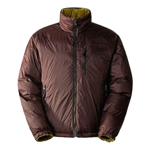 THE NORTH FACE 92 Reversible Nuptse Jacket - Sulphur Moss / Coal Brown