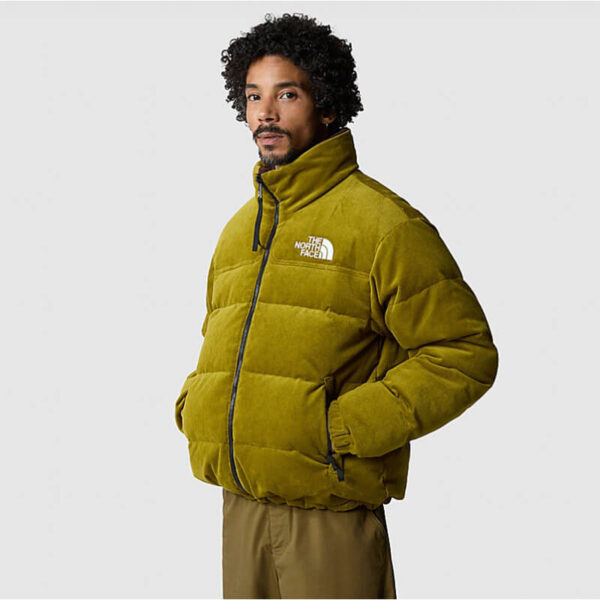 THE NORTH FACE 92 Reversible Nuptse Jacket - Sulphur Moss / Coal Brown