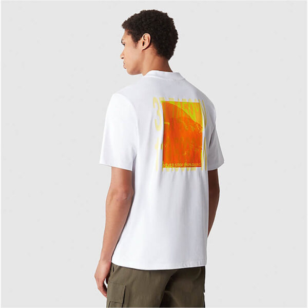 TNF Graphic Tee Box Fit – TNF White4