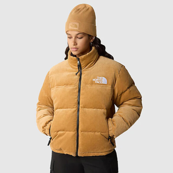 THE NORTH FACE Wmns 92 Reversible Nuptse Jacket - Almond Butter / Coal Brown