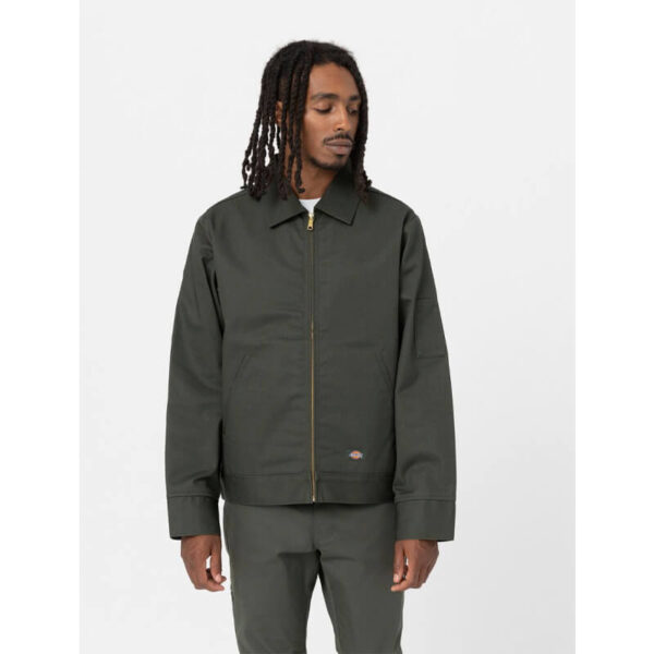 DICKIES Lined Eisenhower Jacket - Olive Green