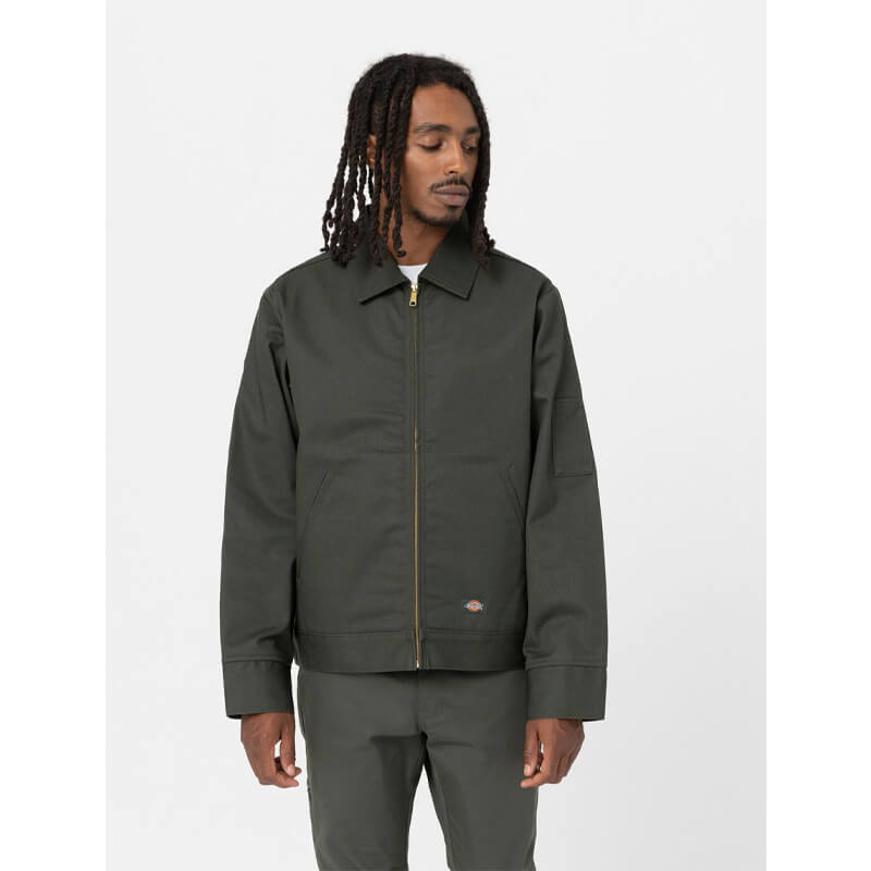 THEROOM | DICKIES Lined Eisenhower Jacket - Olive Green