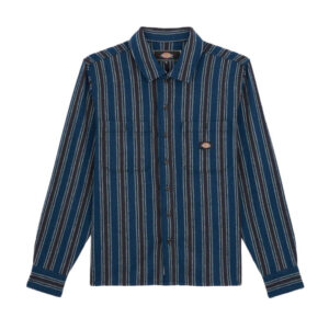 DICKIES Hope Stripe Shirt - Western Stripe Dark