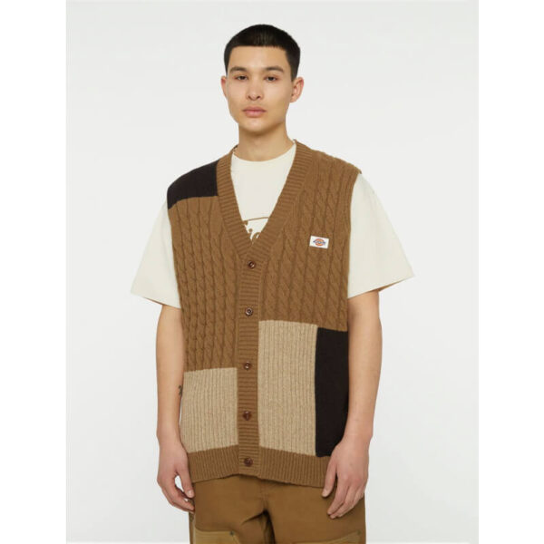 DICKIES Lucas Patchwork Vest - Black