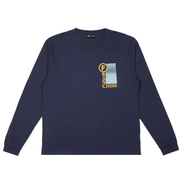 FRANCHISE Copycopycopy LS Tee - Navy