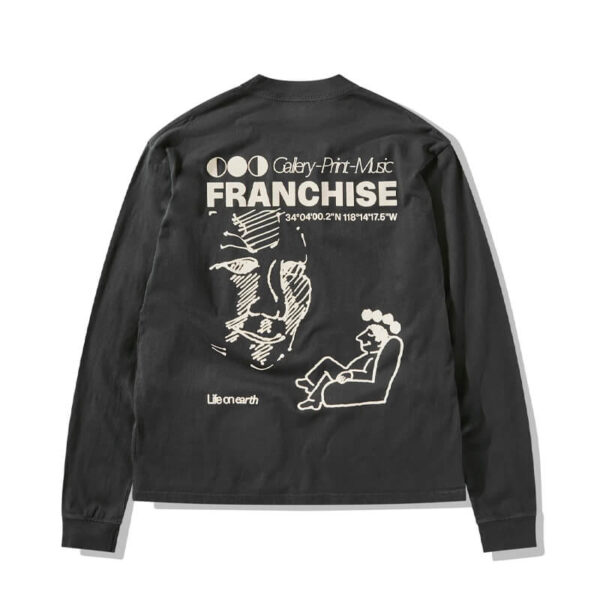 FRANCHISE Life On Earth LS Tee - Black