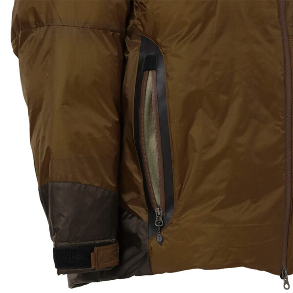 NANGA Aurora Light Stand Collar Down Jacket Mikami - Brown