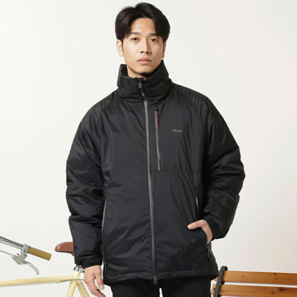 NANGA Aurora Stand Collar Down Jacket - Black