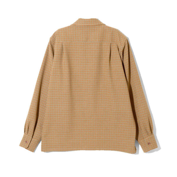 6 Pocket Classic Shirt - Houndstooth Beige / Orange