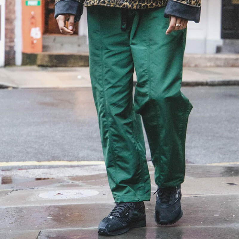 Belted C.S. Pant - Green Grosgrain