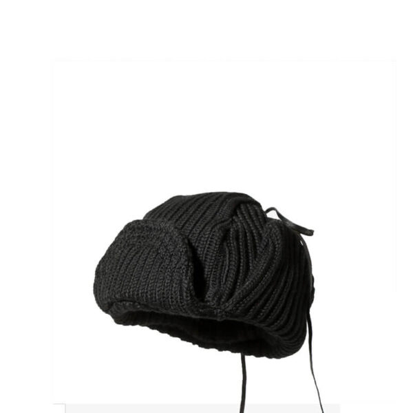 SOUTH2-WEST8-Bomber-Cap-Black-Knit