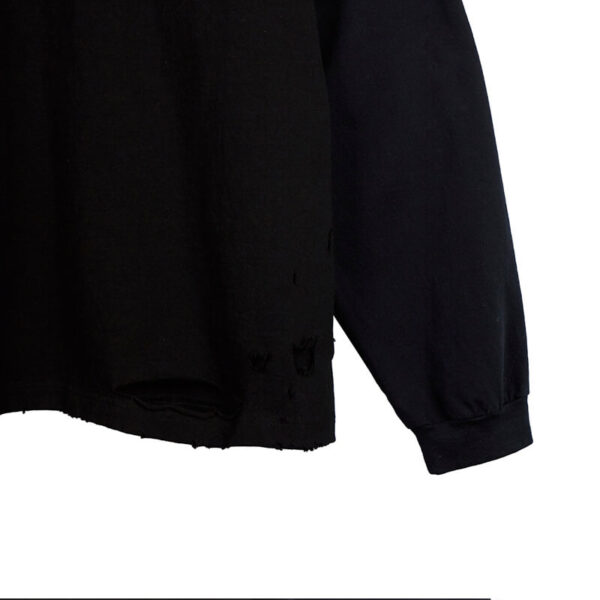 STAND ALONE Layered Look LS Tee Black5
