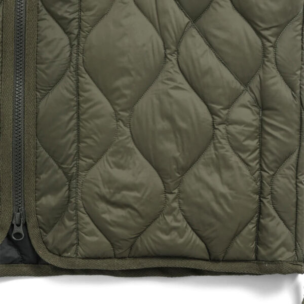 Military V-Neck Jacket - Dark Olive