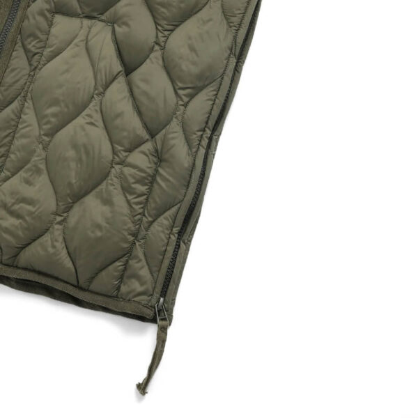 Military V-Neck Jacket - Dark Olive