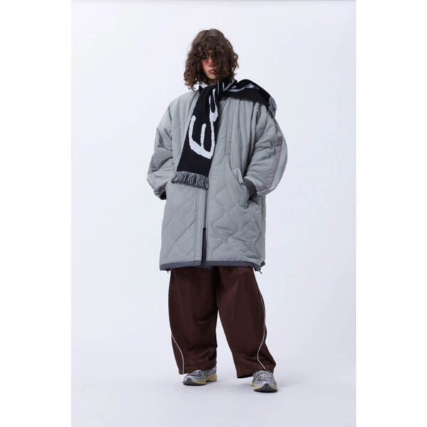 P.A.M. (Perks & Mini) Free Flowing Oversized Coat - Cement