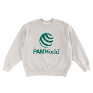 P.A.M. (Perks & Mini) P. World Crewneck Sweat - Grey Marle