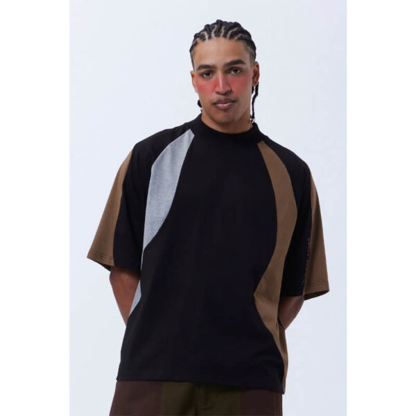 P.A.M. (Perks & Mini) P. World Panel Mock Tee - Multi