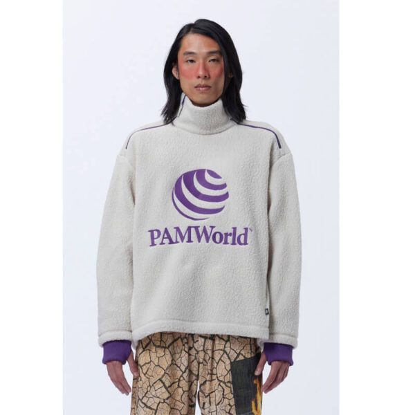 P.A.M. (Perks & Mini) P. World Recycle Sherpa Pullover - Pelican