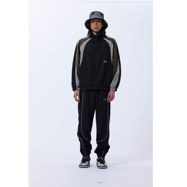 P.A.M. (Perks & Mini) Tracktion Zip Track Jacket - Black