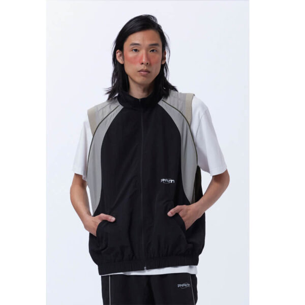 P.A.M. (Perks & Mini) Tracktion Zip Track Jacket - Black