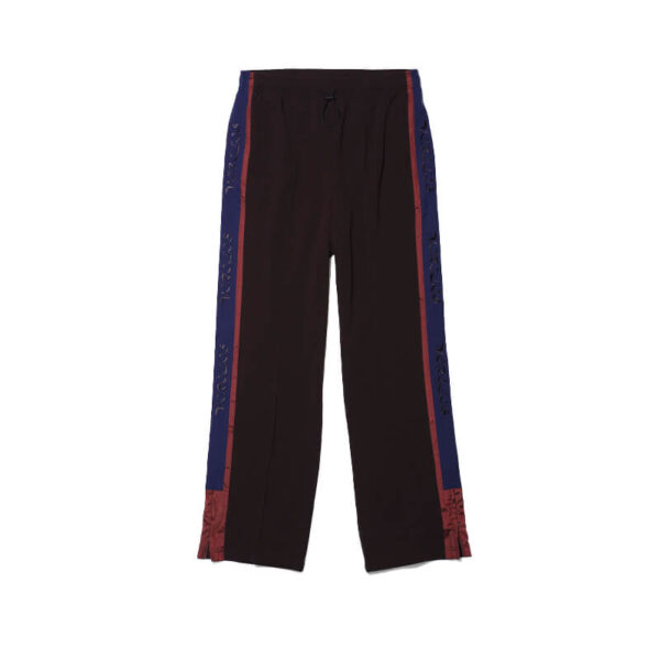 Stretch Georgette Pants - Dark Red