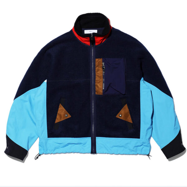 Wool Jersey Blouson - Navy