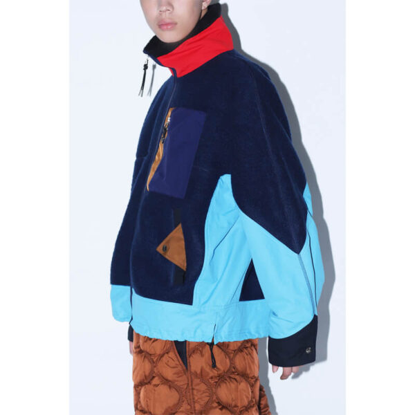 Wool Jersey Blouson - Navy