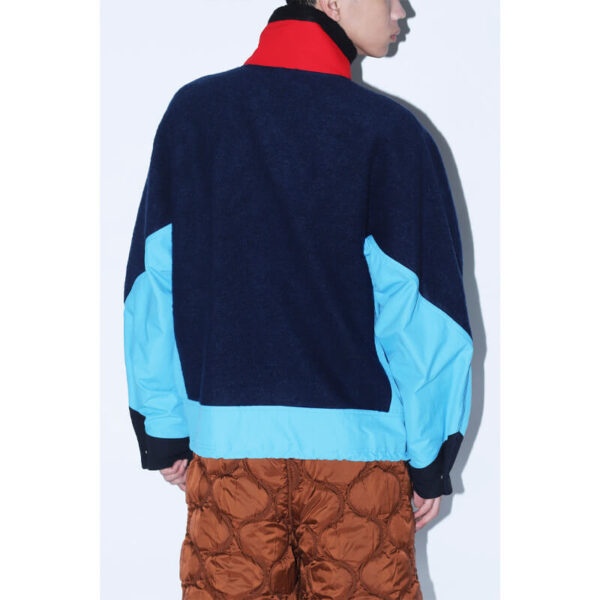 Wool Jersey Blouson - Navy