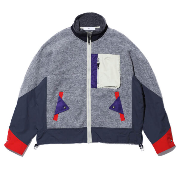 Wool Jersey Blouson - Grey