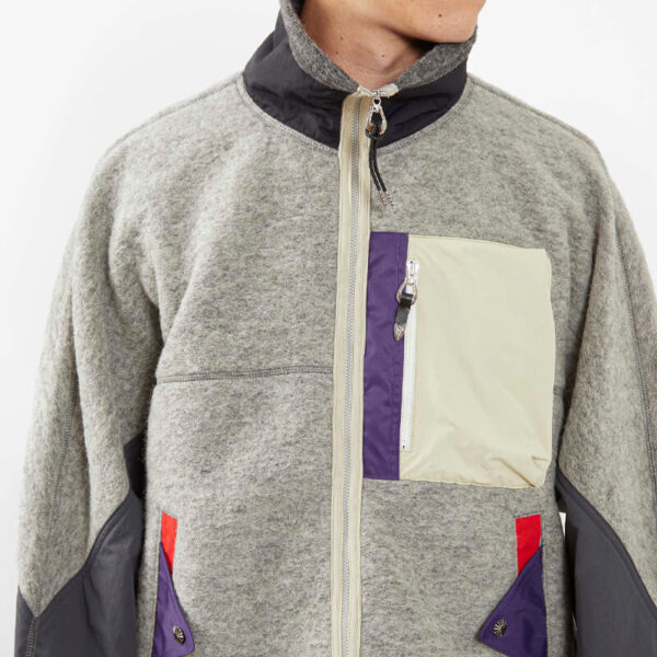 Wool Jersey Blouson - Grey