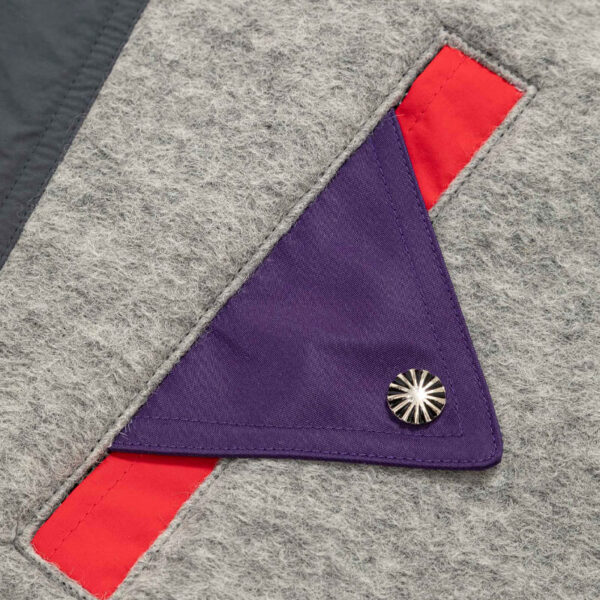 Wool Jersey Blouson - Grey