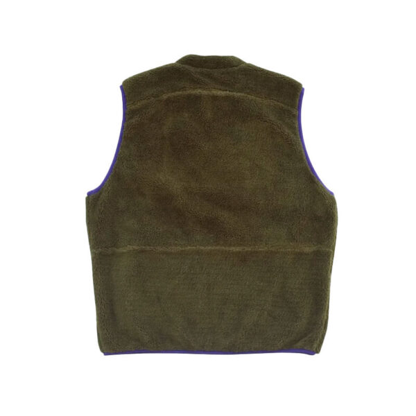 GMT Reversible Polar Fleece Zip Vest Moss3