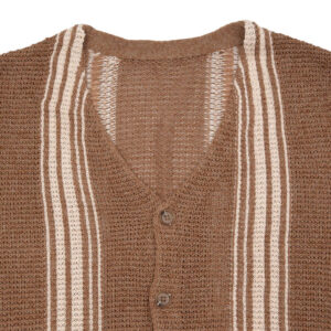 MAGIC CASTLES Mesh Cardigan - Caramel