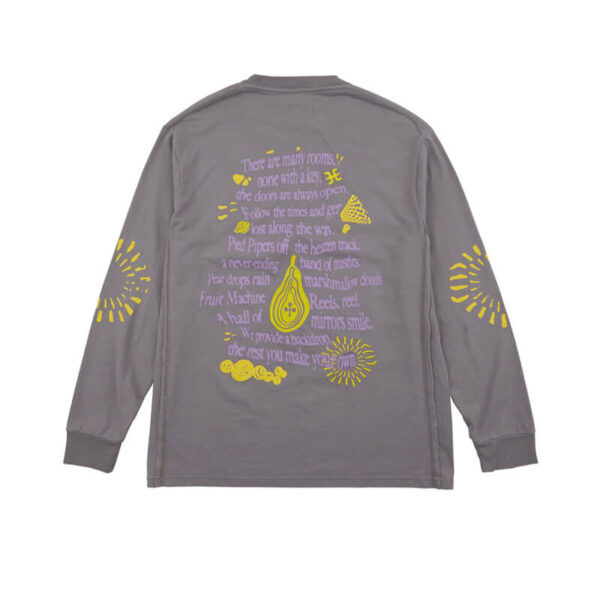 MAGIC CASTLES Poem LS Tee - Charcoal