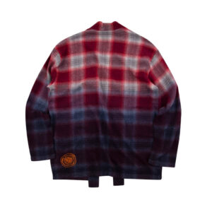 MAGIC CASTLES Wyatt Shawl Collar Shirt - Red Check