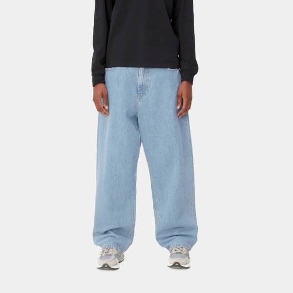 CARHARTT WIP Brandon Pant - Blue Heavy Stone Bleached